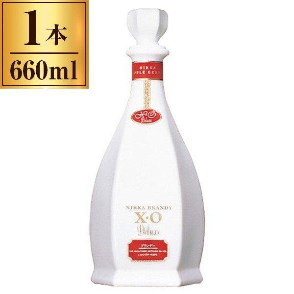 アサヒビール ニッカブランデー X.Oデラックス(白) 660ml｜sake-premoa