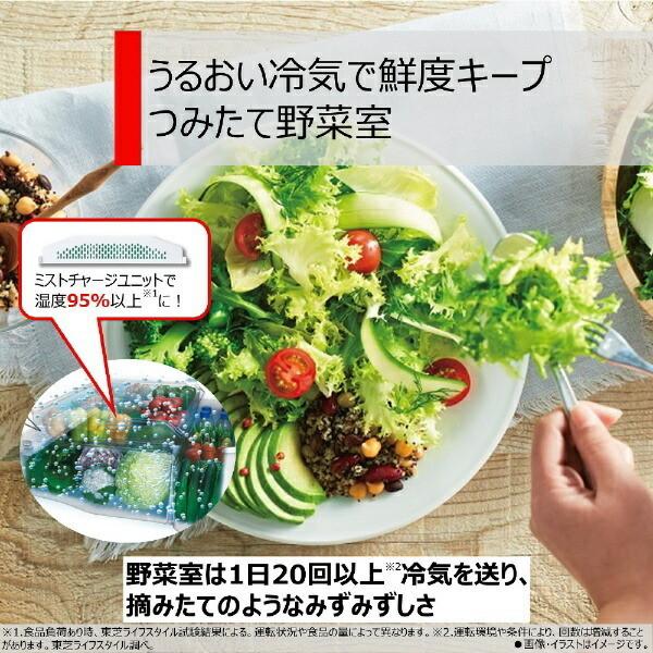 TOSHIBA（東芝） GR-W470GZ(ZH) アッシュグレージュ VEGETA(ベジータ