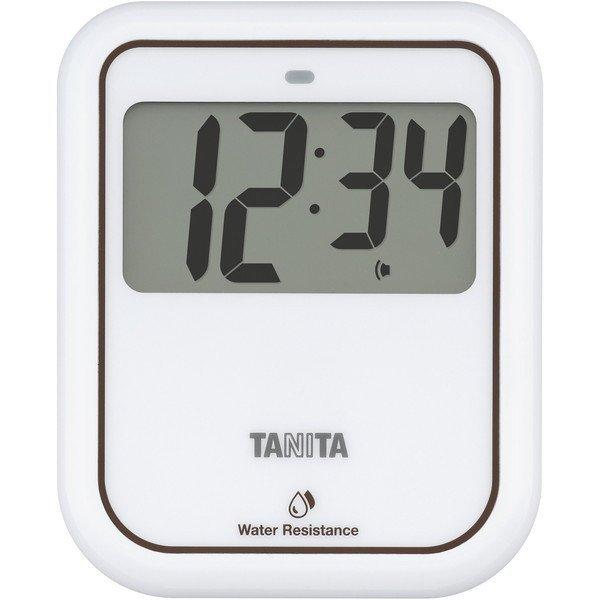 TANITA タニタ TD-422-WH ホワイト 非接触タイマー 半額品 洗えるタイプ 定番スタイル 手をかざして 防水 一時停止 スタート 丸洗いOK ストップ