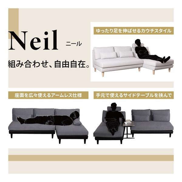 筑波産商 ARBOL ニール 2.5P ソファー CSLGY(本体)/CSLGY(クッション 