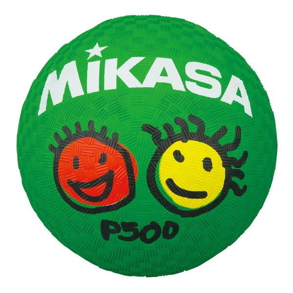 MIKASA P500 プレイグラウンドボール ゴム 緑