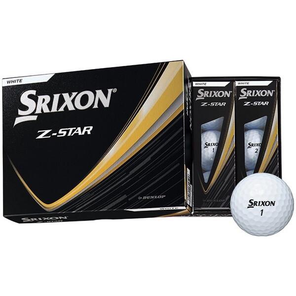 2025Srixon Z-STAR ホワイト ゴルフボール 12個 DUNLOP（ダンロップ） スリクソン Z-STAR ボール 2025年モデル