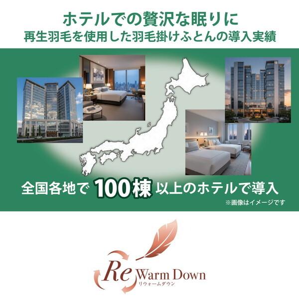 西川（nishikawa） 国産羽毛掛け布団 ダウン90% リウォームダウン(再生