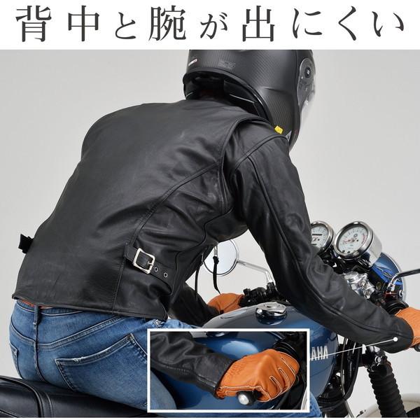 DAYTONA（デイトナ） D17815 ダブルライダースジャケット DL-003 XL