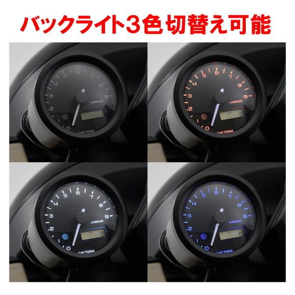 DAYTONA（デイトナ） D18898 タコメーター CT125用 φ48 9000rpm表示 3