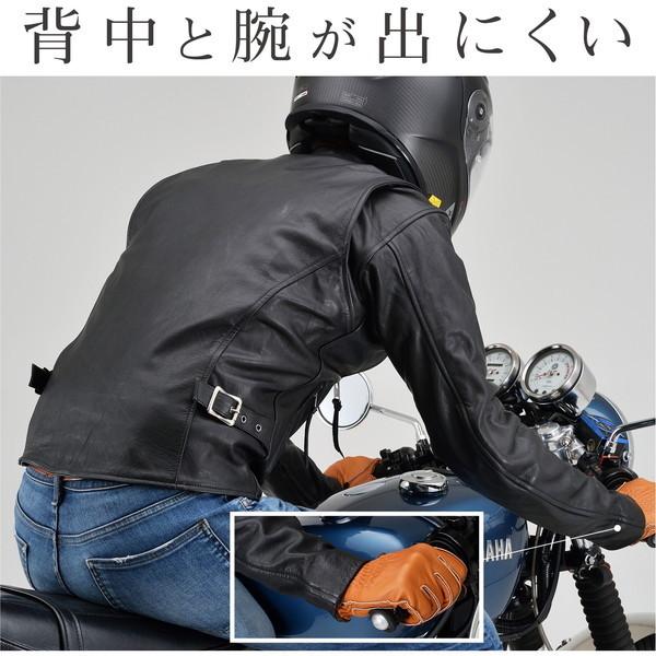 デイトナ D24529 DL-002 シングルライダースジャケット ブラック WMサイズ(レディース)｜sake-premoa｜04