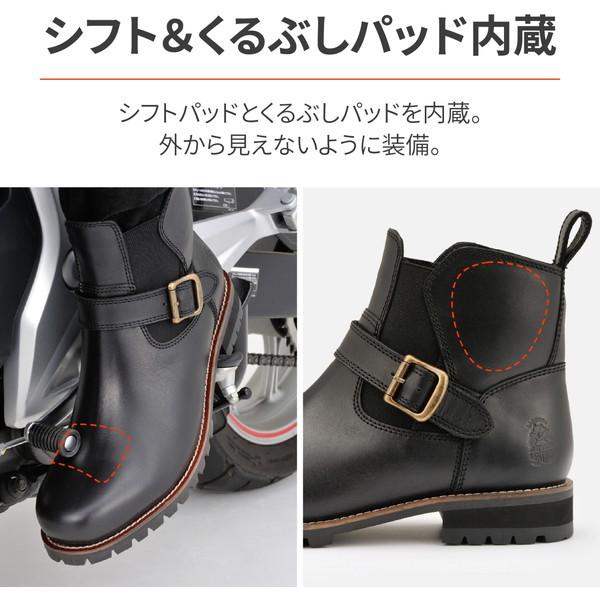 黒 レザー サイドゴアブーツ　26.5cm 本革レザー DAYTONA（デイトナ） D29193 サイドゴアブーツ 26.0cm/メンズ HBS-008