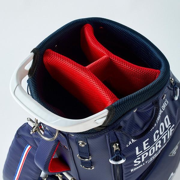 日本正規品 ルコック キャディバッグ 2023年モデル QQBVJJ02 NV（ネイビー） le coq sportif 9型 軽量 