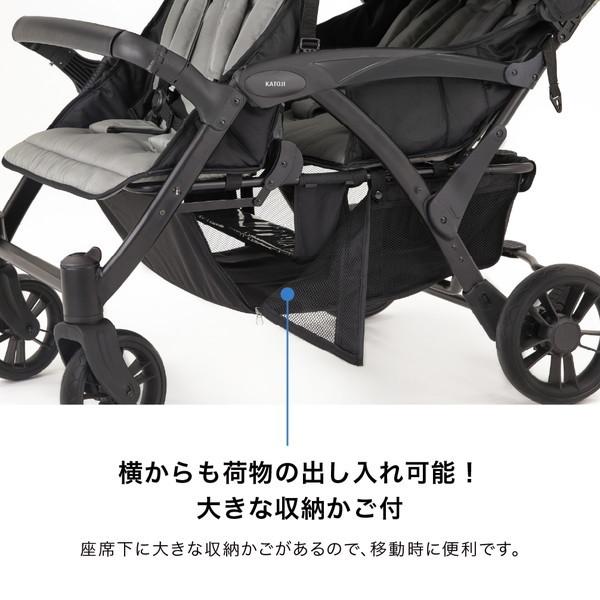 カトージ（KATOJI） KATOJI 4人乗りベビーカー ブラック 41466 生後6か 