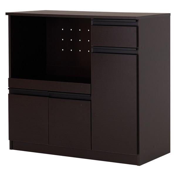 キッチンカウンター ダークブラウン 萩原 VKC-7150DBR メーカー直送