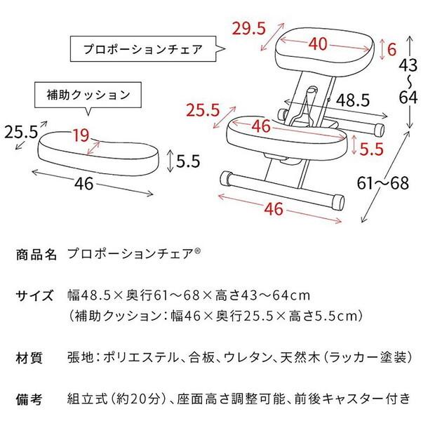 宮武製作所 プロポーションチェア補助クッション付 CH-N889CK WH/VI 宮武製作所 611889131 CH-N889CK WHLGR クッション付きプロポーション