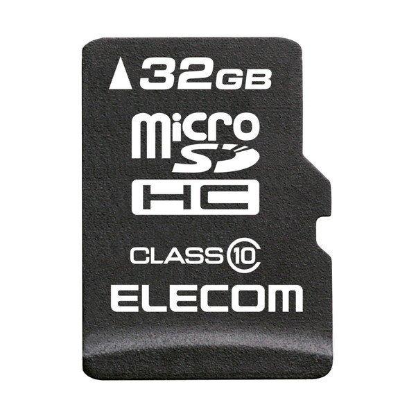 SDカード ELECOM エレコム MF-MSD032GC10R microSDHCカード データ復旧サービス付 Class10 32GB｜sake-premoa