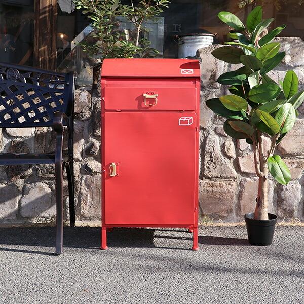 不二貿易 18461 宅配ボックス Noah-ノア- レッド