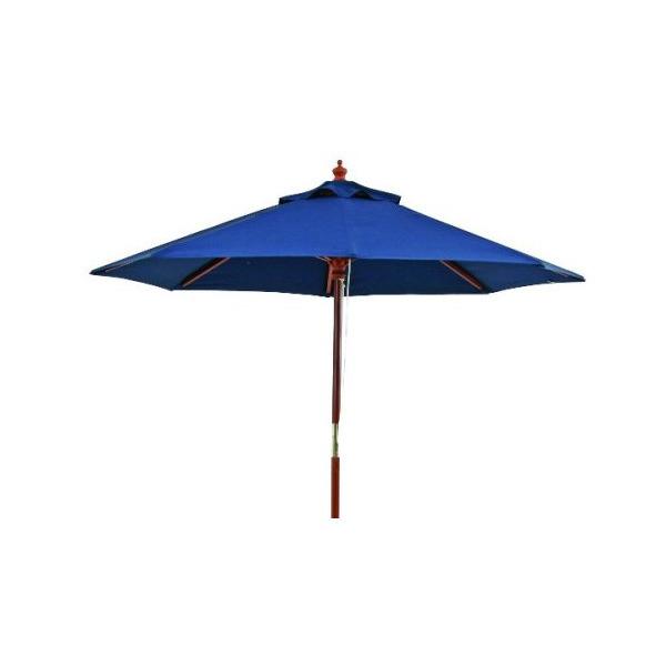 不二貿易　木製パラソル 210cm  ネイビー　60158 不二貿易 60158 木製パラソル 210cm ネイビー 210NV メーカー直送