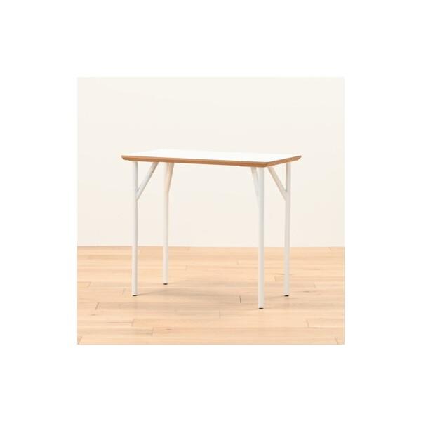 光製作所 アリカ 延長テーブル メラミン天板WH スチール脚WH メーカー