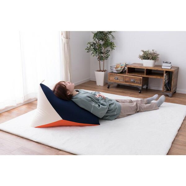 HAGiHARA（萩原） 240627360 テトラッド ビーズクッション 三角 50×80