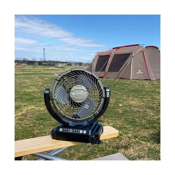snow peak（スノーピーク） サーキュレーター 静音 扇風機 風量3段階