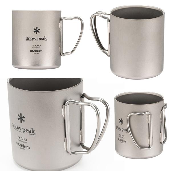  peak ダブルチタンマグカップ 3個セット snow peak（スノーピーク） チタンダブルマグ 300 マグカップ 300ml