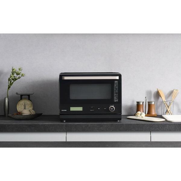 y*o様 【新品未使用】IRIS OHYAMA MO-FS2601ブラック オー IRIS OHYAMA（アイリスオーヤマ） スチームオーブンレンジ 26L MO