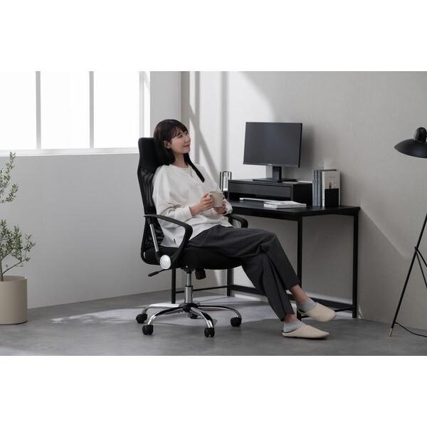 IRIS OHYAMA（アイリスオーヤマ） OFC-MBHR-ブラック メッシュバック