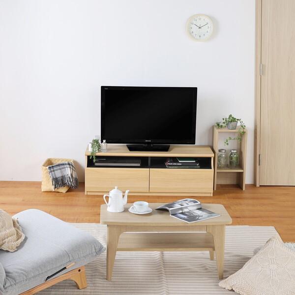 送料込み美品！✴︎白井産業　テレビボード　ナチュラルブラウン　幅120cm 白井産業 TL3-4012HNA AVボード ティレスタ 幅120cm ナチュラル