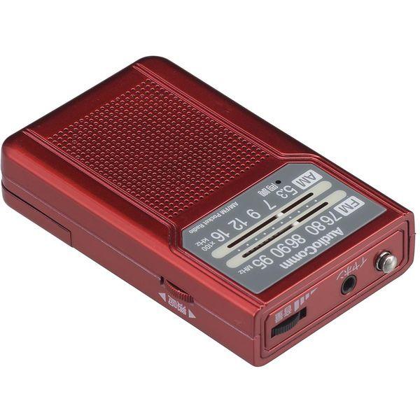 オーム電機 RAD-P136N-R AudioComm AM/FMポケットラジオ 電池長持ちタイプ レッド｜sake-premoa｜02