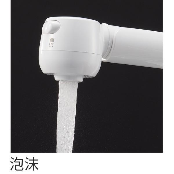三栄水栓製作所 K37100R-W シングルスプレー混合栓_2