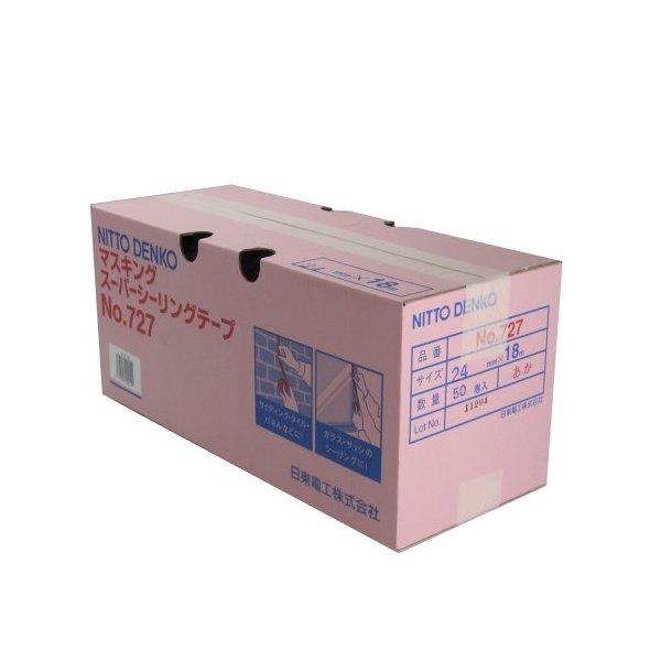 ニトムズ No.727 スーパーシーリングマスキングテープ 24mm×18m 小箱(5