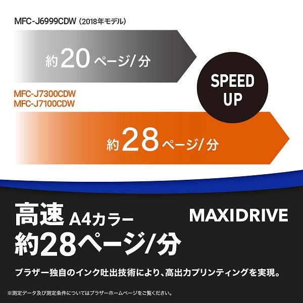 ブラザー工業 Brother MFC-J7100CDW A3カラーインクジェット複合機