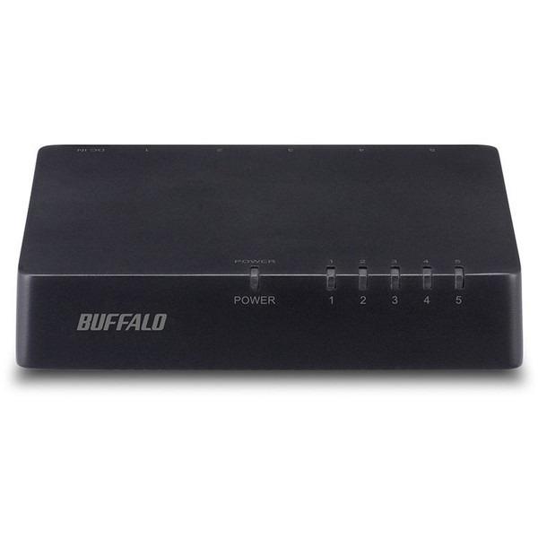 BUFFALO LSW4-TX-5EP/BKD ブラック 10/100Mbps対応 スイッチングHub メーカー直送｜sake-premoa