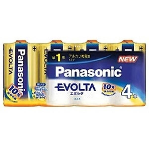 Panasonic LR20EJ/4SW エボルタ 単1形アルカリ乾電池 (4本)