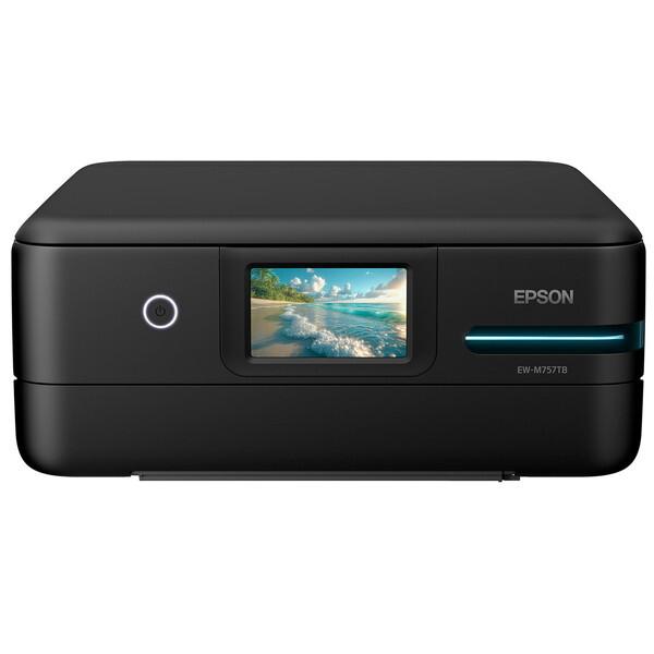 EPSON EW-M757TB ブラック A4インクジェット複合機(コピー/スキャナ) エコタンク搭載の画像