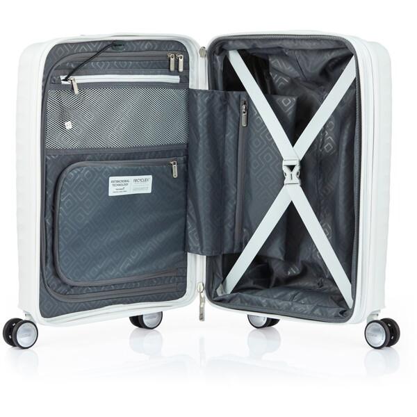 アメリカンツーリスター スーツケース 機内持ち込み S ホワイト スクアセム 正規品 容量拡張 軽量 31L メーカー保証 直送｜sake-premoa｜07