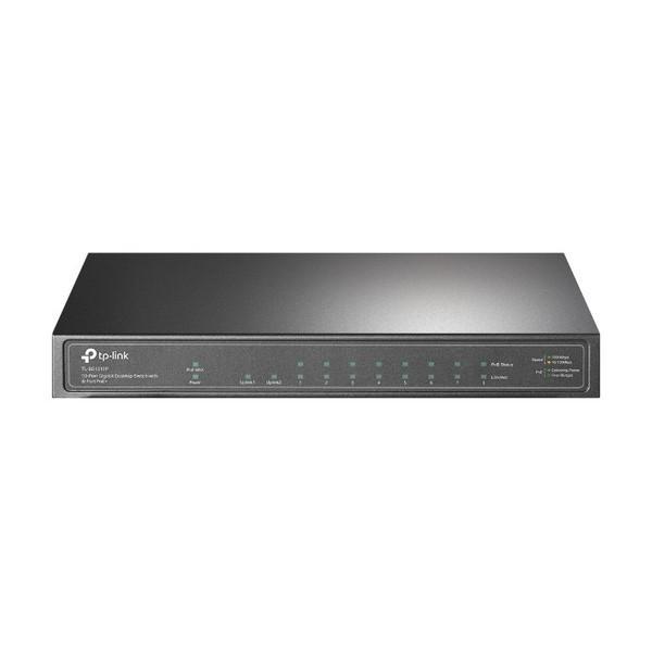 TP-LINK TL-SG1210P スイッチングハブ 10ポートギガビット デスクトップ(8PoE+ポート搭載)｜sake-premoa