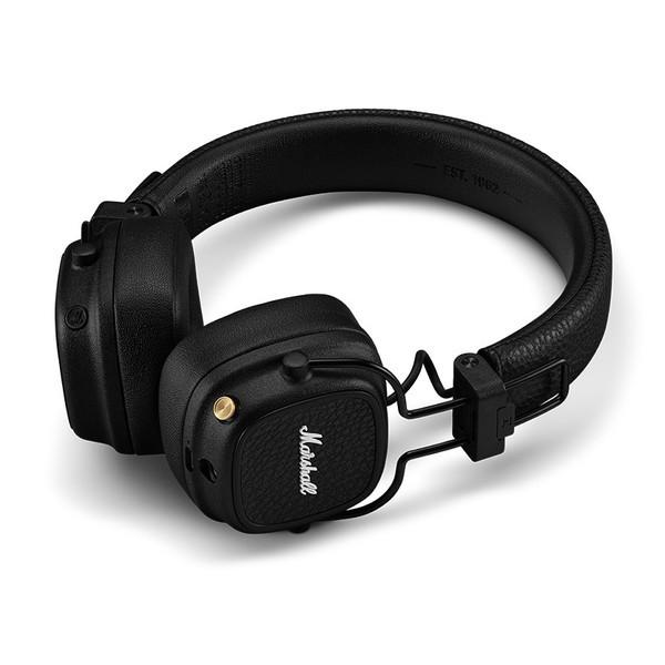 美品 Marshall MAJOR V ワイヤレスヘッドホン Bluetooth Marshall（マーシャル） Marshall Major V Black ワイヤレスヘッドホン
