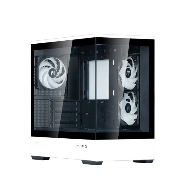ZALMAN P30 BW ブラック×ホワイト ミニタワー型PCケース