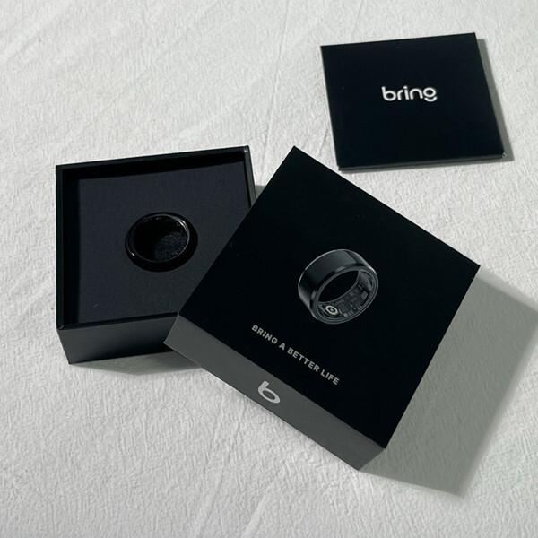 b.ring ブリング スマートリング ステンレススチール ブラック サイズ