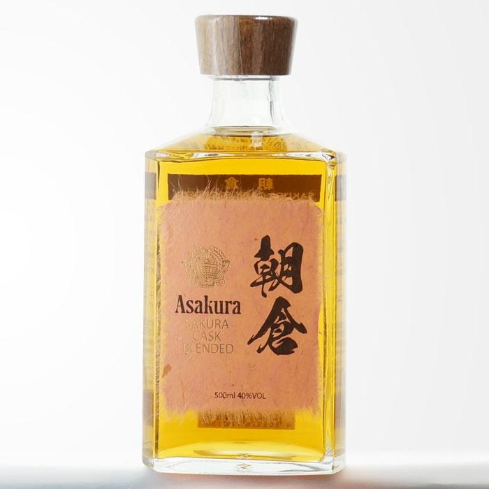 送料別 朝倉 SAKURA CASK BLENDED 40度 500ml 篠崎 桜樽 麦焼酎