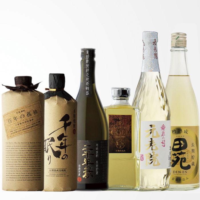 地域別 送料無料 長期貯蔵酒 百年の孤独 千年の眠り 二千年の夢 元老院 田苑ゴールド 田苑金ラベル900 超豪華飲み比べ 合計6本セット Hyakunen Chouki 6pset 酒シンドバッドヤフー店 通販 Yahoo ショッピング