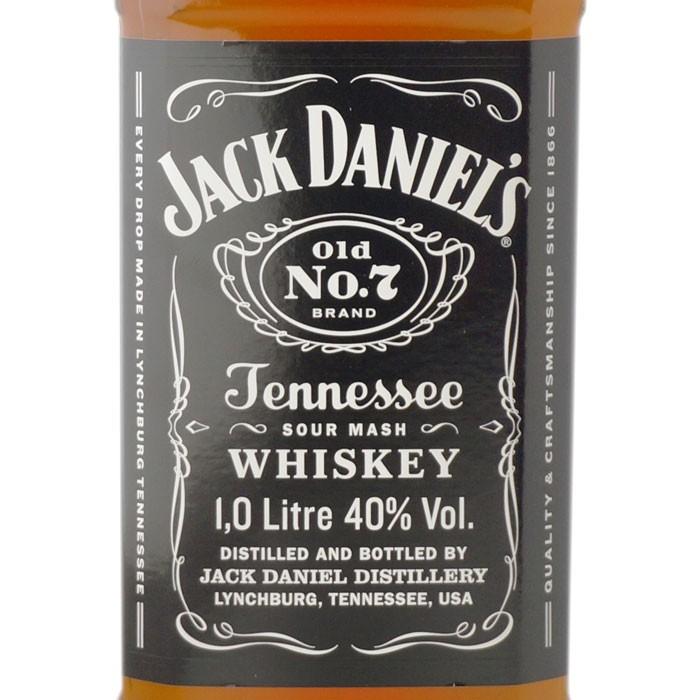 〇〇JACK DANIEL'S ジャックダニエル ブラックラベル オールド No.7 テネシー ウイスキー 1000ml 40% 未開栓 送料別 ジャックダニエル ブラック （Old No.7） 40度 1000ml