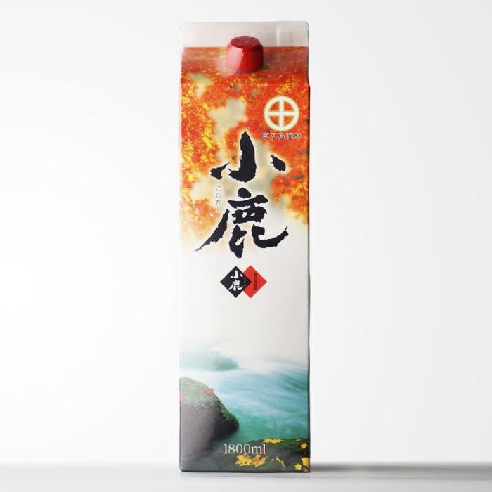 地域別 送料無料 小鹿 白 25度 1800mlパック 12本セットこじか しろ 25％ 芋焼酎 小鹿酒造 お酒 母の日_1