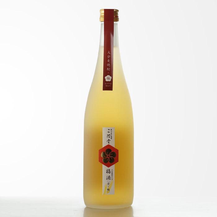 二階堂 送料別 大分むぎ焼酎 梅酒 14度以上15度未満 720ml 瓶 箱付き