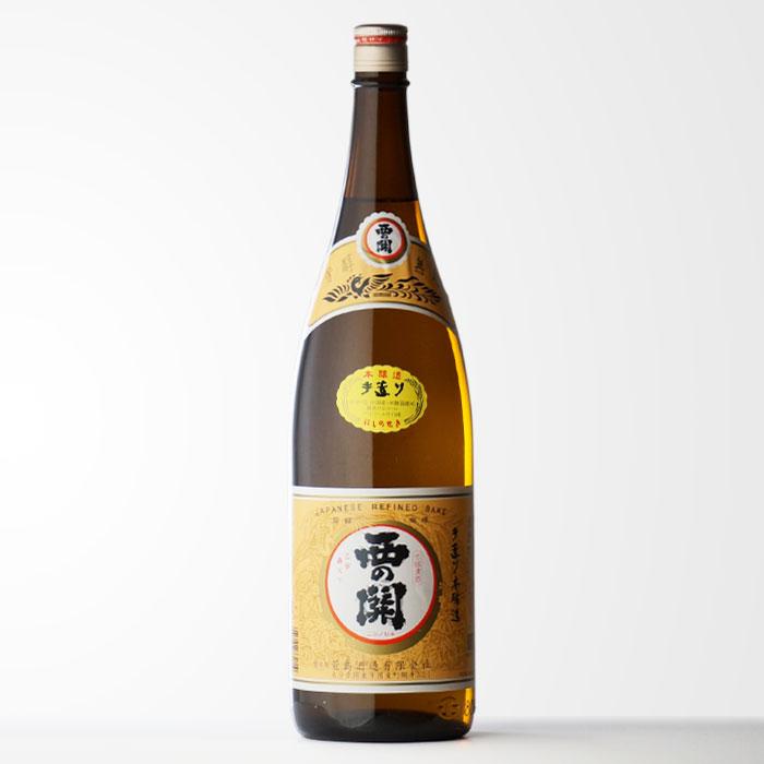 送料別 西の関 手造り本醸造 1800ml 萱島酒造 大分県 日本酒 お酒
