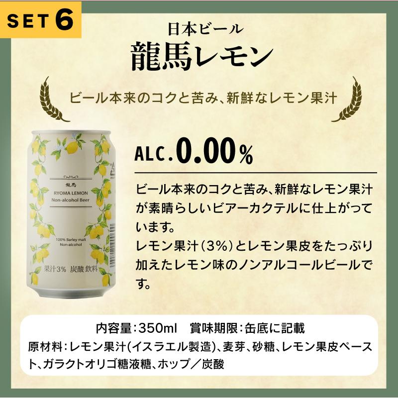 地域別 送料無料 ノンアルコールビール 6種類 詰め合わせ 飲み比べ