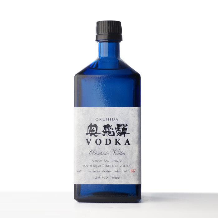 送料別 奥飛騨ウォッカ 奥飛騨酒造 箱付き 55度 720ml 瓶 OKUHIDA