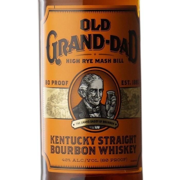 ジ*ル様 OLD GRAND-DAD バーボンウイスキー 1L 100プルーフ 楽天市場】オールド グランダッド スリムボトル 1000ml 40度 Old