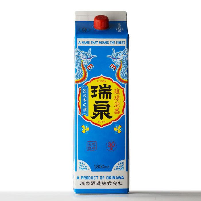 瑞泉　泡盛　1800ml 瑞泉 瑞泉（ずいせん） 泡盛 30度 1800ml パック お酒 ギフト