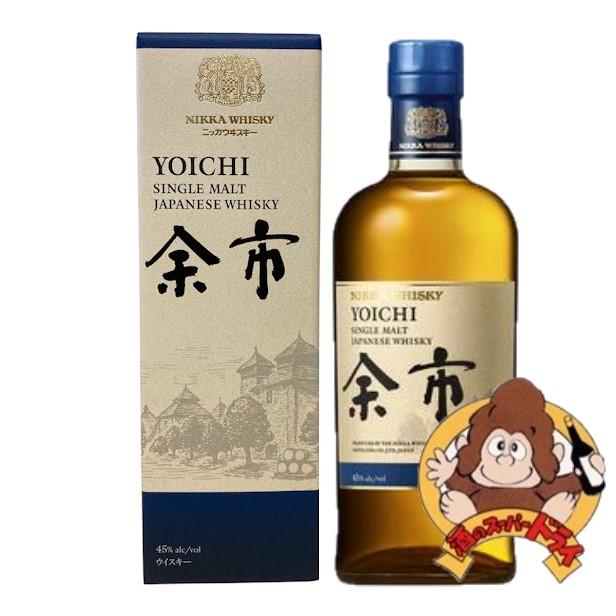 ニッカ シングルモルト ウイスキー 余市45度700ml 未開封箱付 ニッカ シングルモルト 余市 箱入 45％ 700ml ウイスキー : 酒の