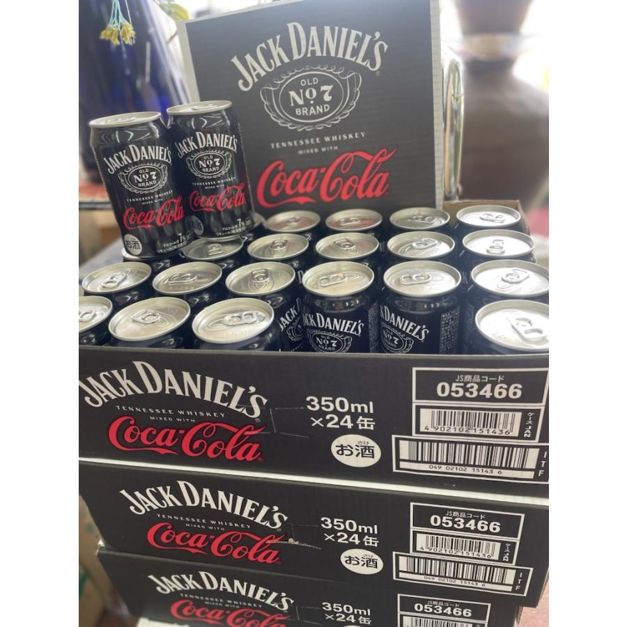 ジャックダニエルズ＆コカ・コーラ 350ml 24本入り ケース販売 ジャックコーク ウィスキーコーク コークハイ 数量限定 リキュール