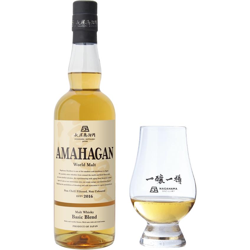 長濱蒸溜所 アマハガン ベーシックブレンド 700ml 国産ウィスキー